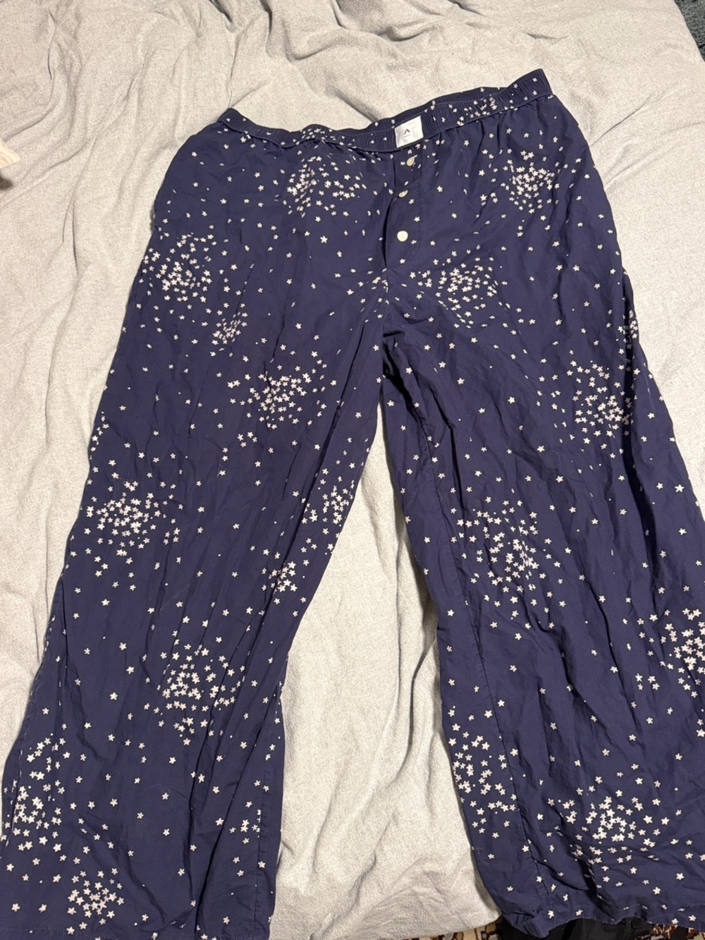 Anthropologie Wren Boxer Pants Navy Star Print